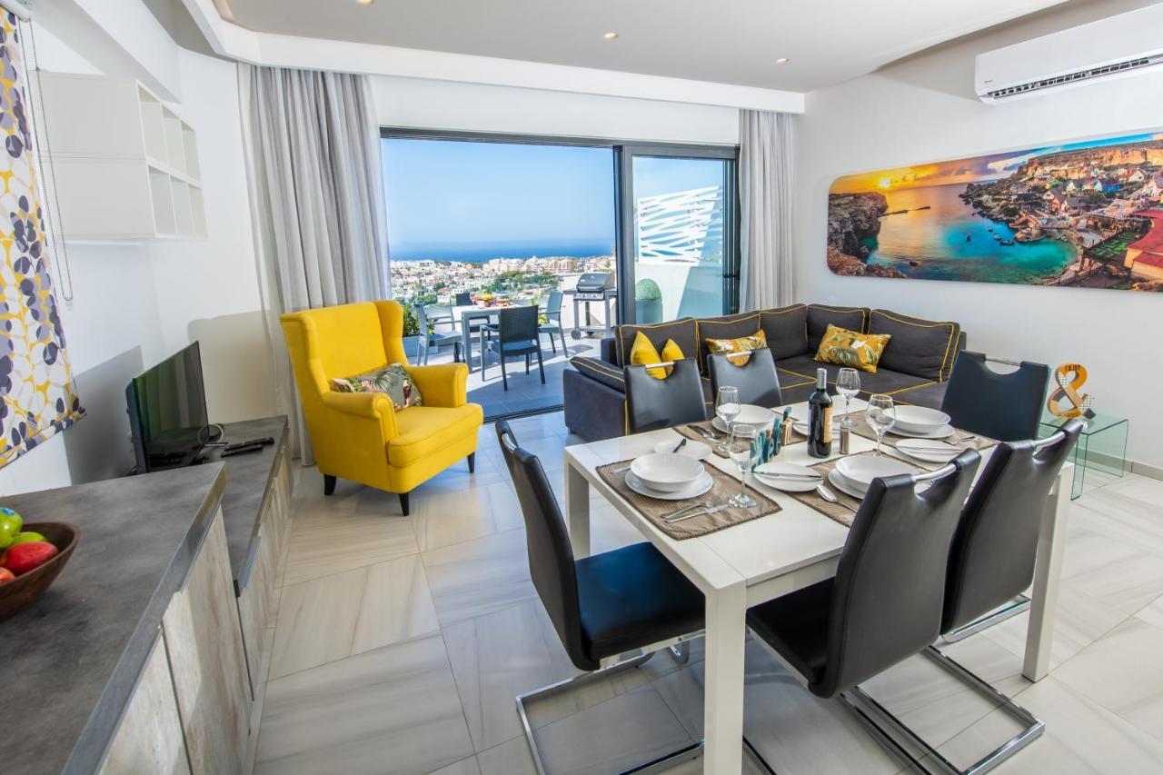 Artist Terrace Apartments Mellieha Bagian luar foto